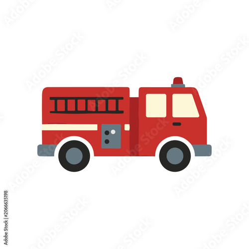 Fire Truck Emergency Response Vehicle.