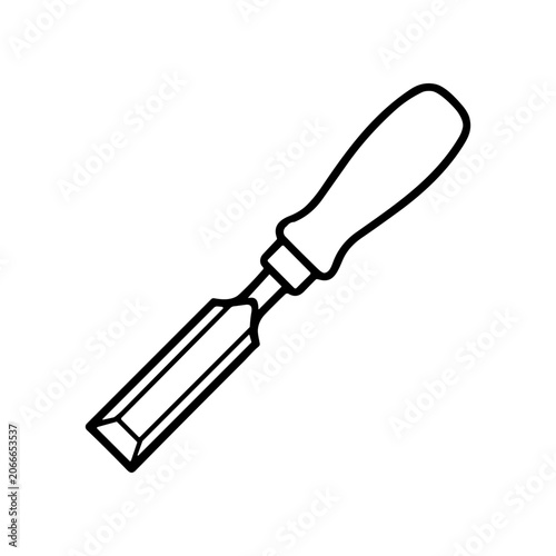 Chisel Tool for Cutting and Shaping.