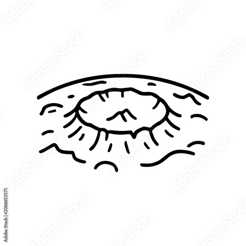 Closeup of a human eye.