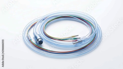 Automotive Wiring Harness with Clear Protective Sheathing