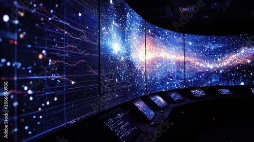 Digital galaxy display screens