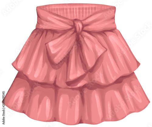 Ruffled Tiered Skirt