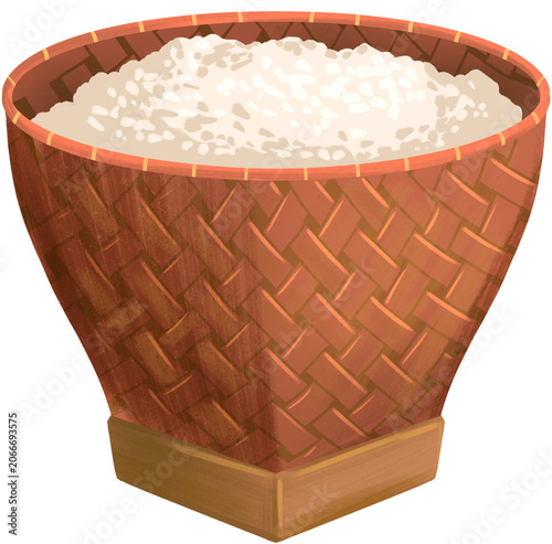 Woven Rice Basket