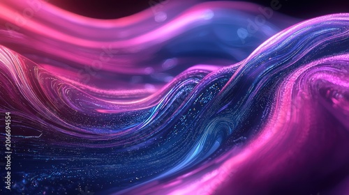 Abstract swirling colors design