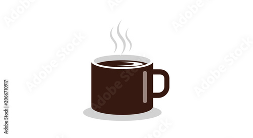 Steaming coffee mug beverage refreshment warmth