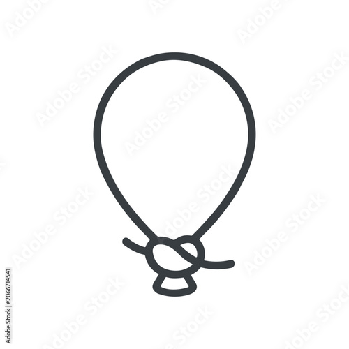 Black rubber earplug cord.