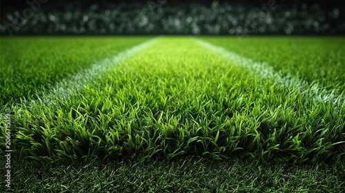 The lush, vibrant green texture, reminiscent of a meticulously manicured lawn, makes it an ideal backdrop for garden landscapes or football stadiums.
