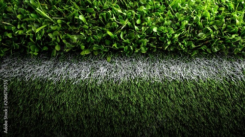 The lush, vibrant green texture, reminiscent of a meticulously manicured lawn, makes it an ideal backdrop for garden landscapes or football stadiums.