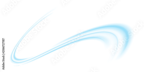 Futuristic neon lines sweep through city traffic corridors. Dynamic particles create depth and speed perception. PNG illustration with luminous blue motion elements
