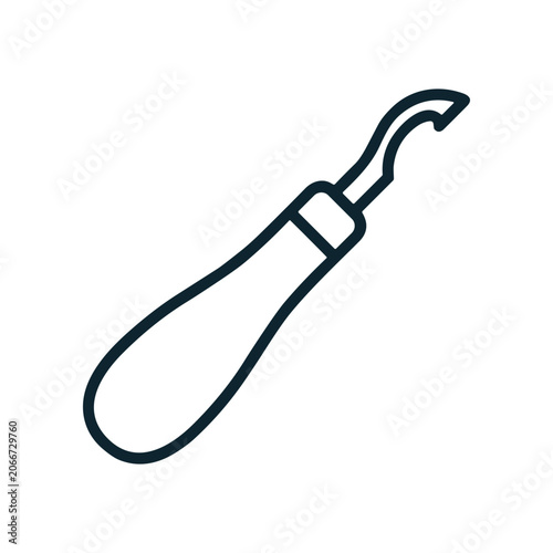 Fotografija Dental sickle scaler instrument tool.