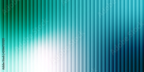 Abstract teal vertical lines background with gradient light