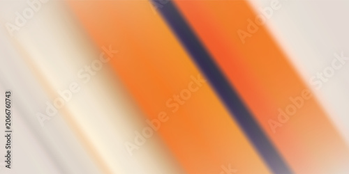 Vászonkép Abstract Diagonal Stripes of Orange Blue and Cream Colors.