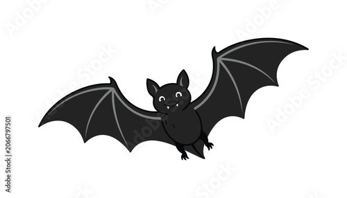 Canvastavla bat bird clipart vector illustration
