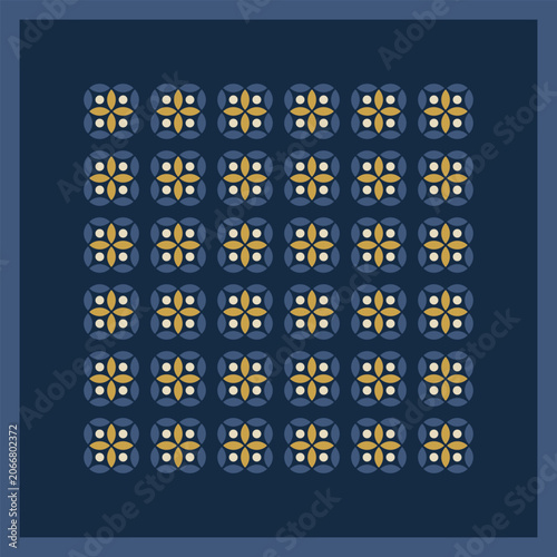 Colorful scarf pattern classic square background. Out off season universal fashion accessory. Modern scarves fabric vector design textile swatch print block. High resolution image digital illustration