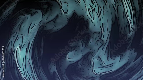 Abstract blue bg cell loop