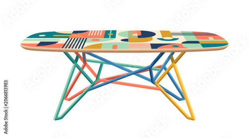 Colorful Modern Abstract Ironing Board Furniture.