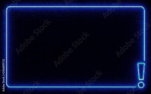 Blank Background With Exclamation Mark Symbol For Showcasing Aha Moments Business Presentation