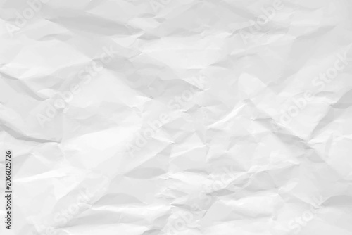 Crumpled paper overlay texture at transparent background. Realistic textured crumpled paper template for overlap or overlay.