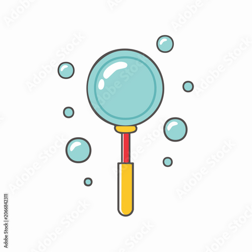 Bubble Wand and Bubbles Icon