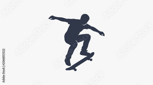 Photography Silhouette of a person performing a dynamic dance move.