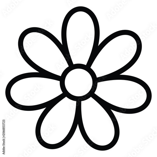 abstract flower vector illustration