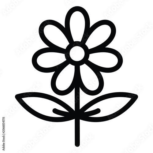 vector illustration of a flower