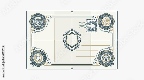 Black and white line drawing of a complex gear mechanism.