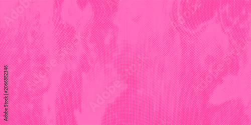 Bright blue with magenta comic book pop art background with halftone effect, dotted backdrop vector illustration