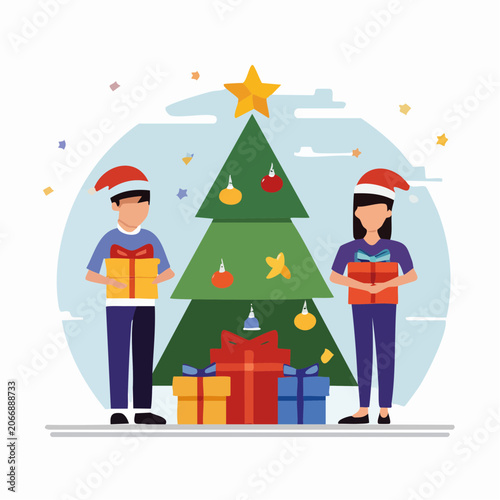 Christmas Tree and Gift Giving