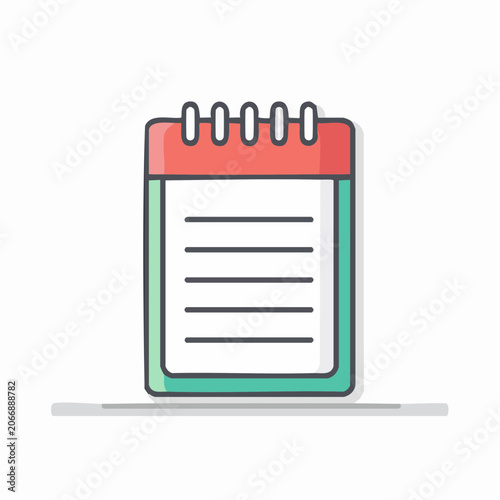 Spiral Notebook Icon