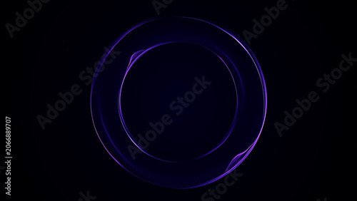 Elegant purple halo with a clean empty center creates a premium visual for virtual assistants, AI interfaces, voice technology, app branding and digital presentations.