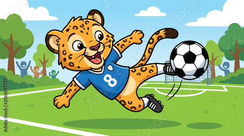 soccer player with ball