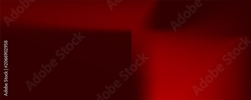 Red studio background. Abstract limbo podium studio room. Dark red gradient wall floor and spotlight scene. Showcase, promotion display