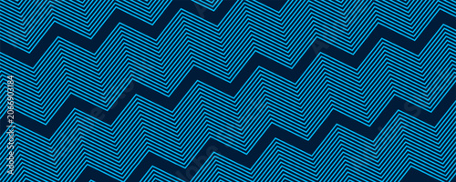 Abstract blue technology background. Shiny blue arrow lines pattern. Futuristic tech concept. Suit for business, corporate, website, presentation, banner, cover, flyer
