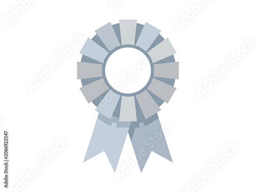 3D rendered white gear mechanism with central hole.