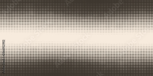 Obraz na płótnie Beige halftone corner gradient background