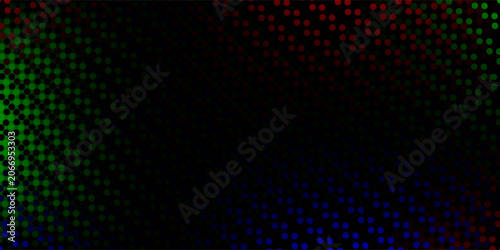 Tableau sur toile Faded RGB screen pixel background
