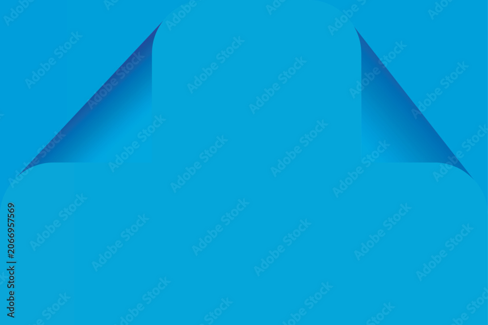 Fototapeta premium abstract blue origami paper boat, airplane and bird vector illustration icon design concept sky sea travel symbol