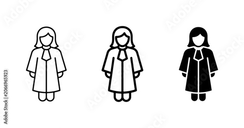 Photos Lawyer Icons, Legal Profession Symbols, Justice Figures, Courtroom Attorney Grap