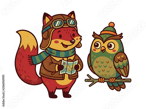 Cartoon turkeys dressed in pirate costumes with treasure.