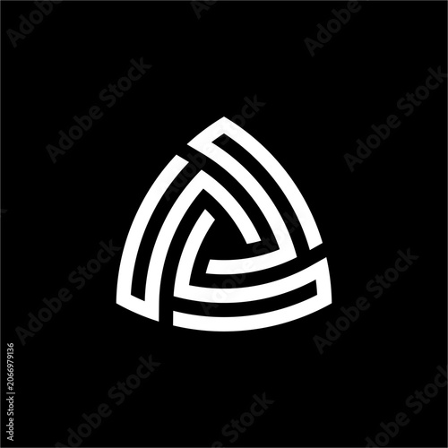 Photos The Triple S Triangle Logo uses rhythmic lines for a complex geometric look