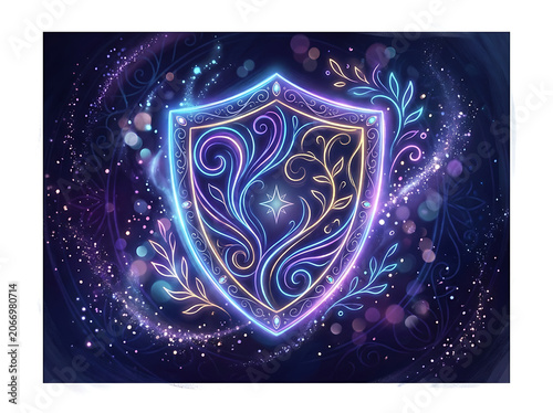 Abstract digital art of flowing energy patterns.