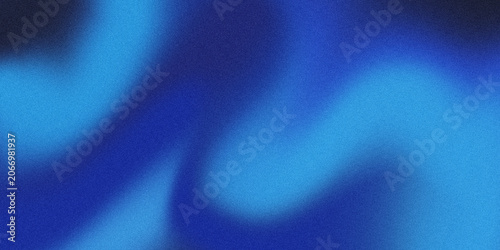 Abstract blue background with flowing blurred waves and subtle grainy texture, modern vibrant gradient design.
