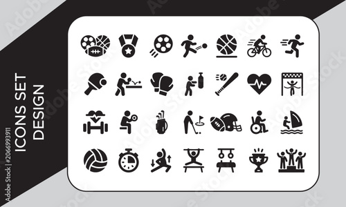Awards and Achievements Outline Icons Set
Achievement and Award Line Icon Elements Collection
Fitness and Sport Line Icon Elements Collection, Sports Equipment Line Icons Set, Sports Icons: Running, 