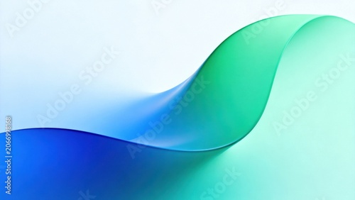 Abstract flowing wave design