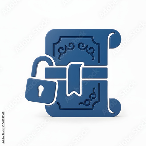 Blue recycling symbol icon with arrows on white background.