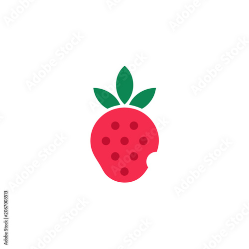 strawberry, fruit, isolated, illustration, berry, dessert, ripe, fresh, food, sweet, vector, red, 과일, 딸기