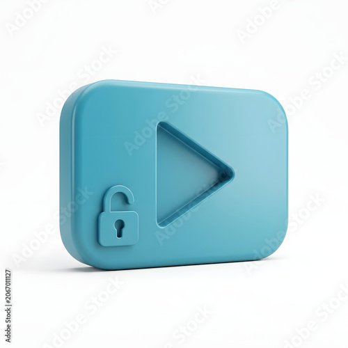 Bright Blue Plastic Wall Mounted Soap Dispenser.