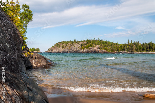Panoramic Shoreline of Pukaskwa National Park Ontario