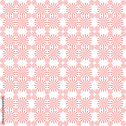 Seamless stylized dandelion fluff background. Vector illustration. Stars image. Sunlight backdrop. Striped abstract wallpaper. Vector illustration. Sun beams. Star exploding
